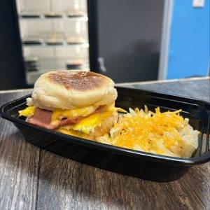 Bacon Egg and Cheese Muffin Meal
